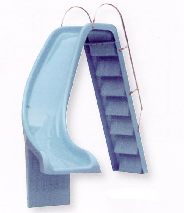 Left and Right Hand Curved Swimming Pool Slide