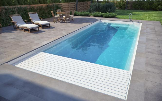 Luxe Pools - Wanaka with slatted cover