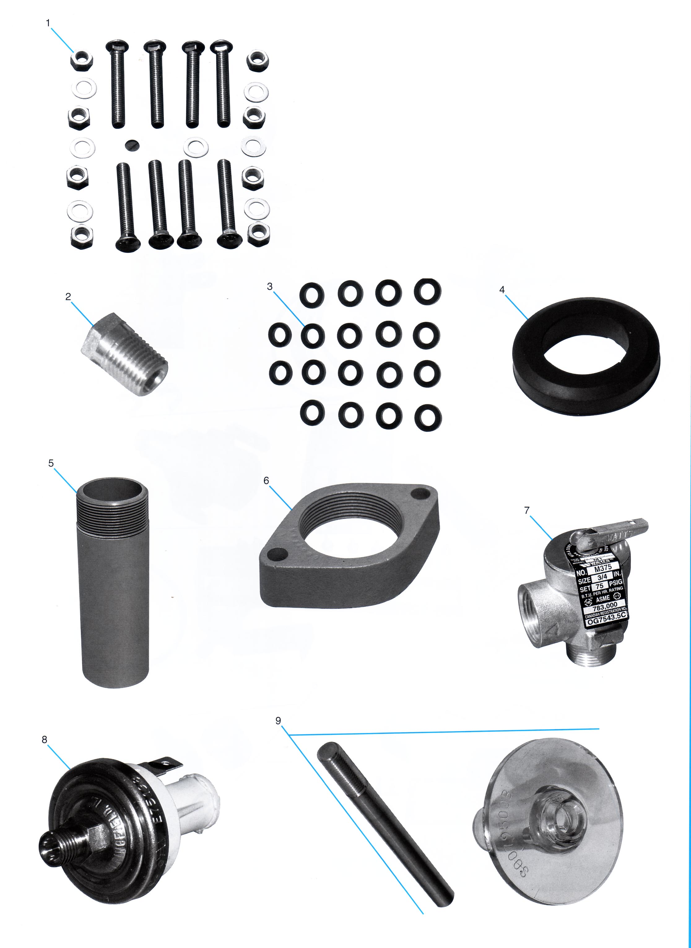 Jandy Heater Parts II