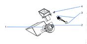 Jandy LX mounting hardware fan assembly