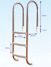 Swimming pool ladder - slimline