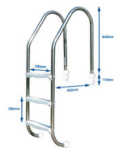 Swimming pool standard ladder