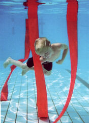 Slalom game for Swimming Pools