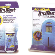 digital swimming pool water tester and strips