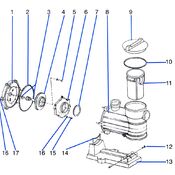Sta Rite Dyna Glas Spare parts breakdown