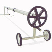 In Ground Reel for solar cover with stand and wheels