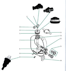 Triton Atika Spare parts Diagram