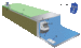Wall Mount Fastlane Swim Machine 3D illustration