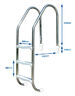 Swimming pool standard ladder