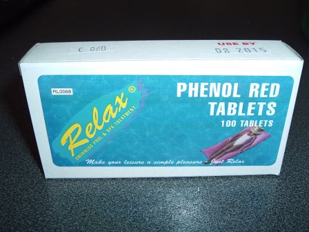 Swimming Pool Phenol Red Tablets