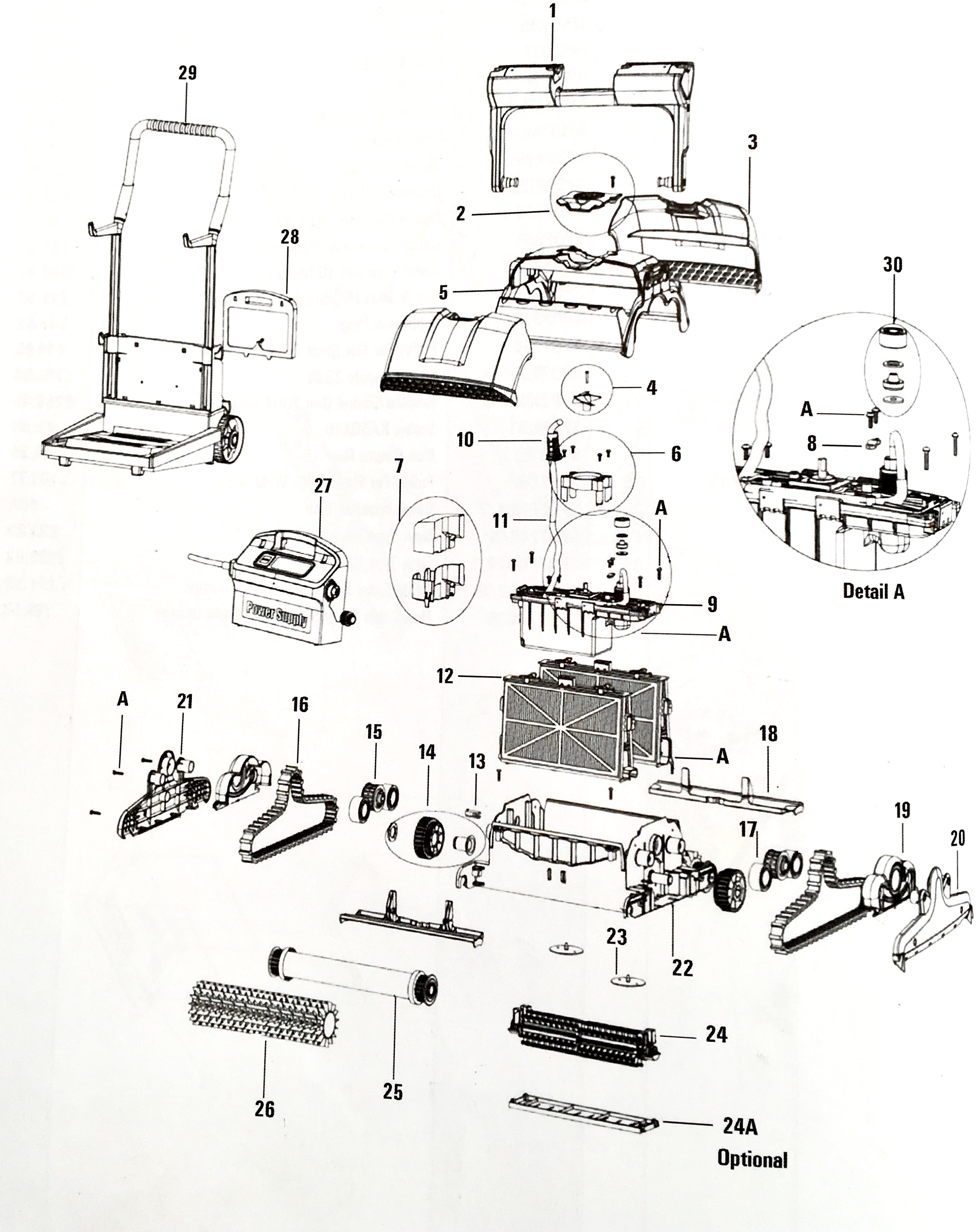 Dolphin Supreme 400   500 Parts Diagram