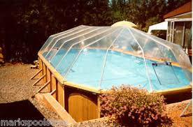 Fabrico Dome for Above Ground Timber Oval Pool