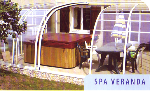 Veranda spa enclosure