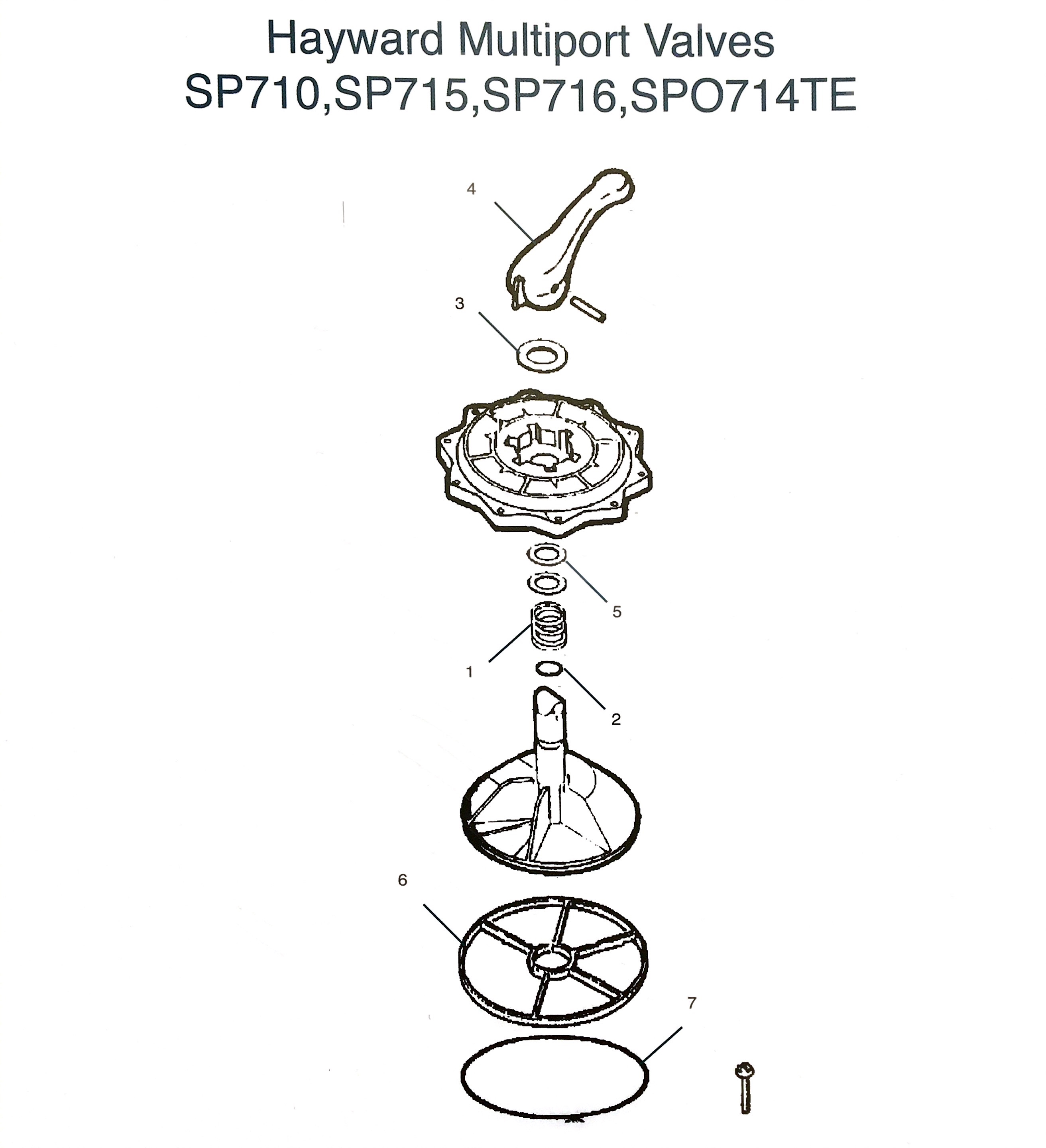 Hayward Multiport Valve Parts