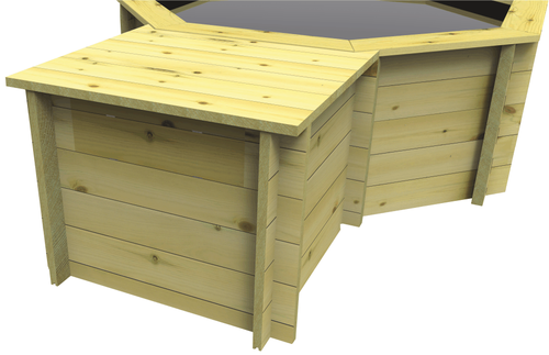 Wooden filtration housing