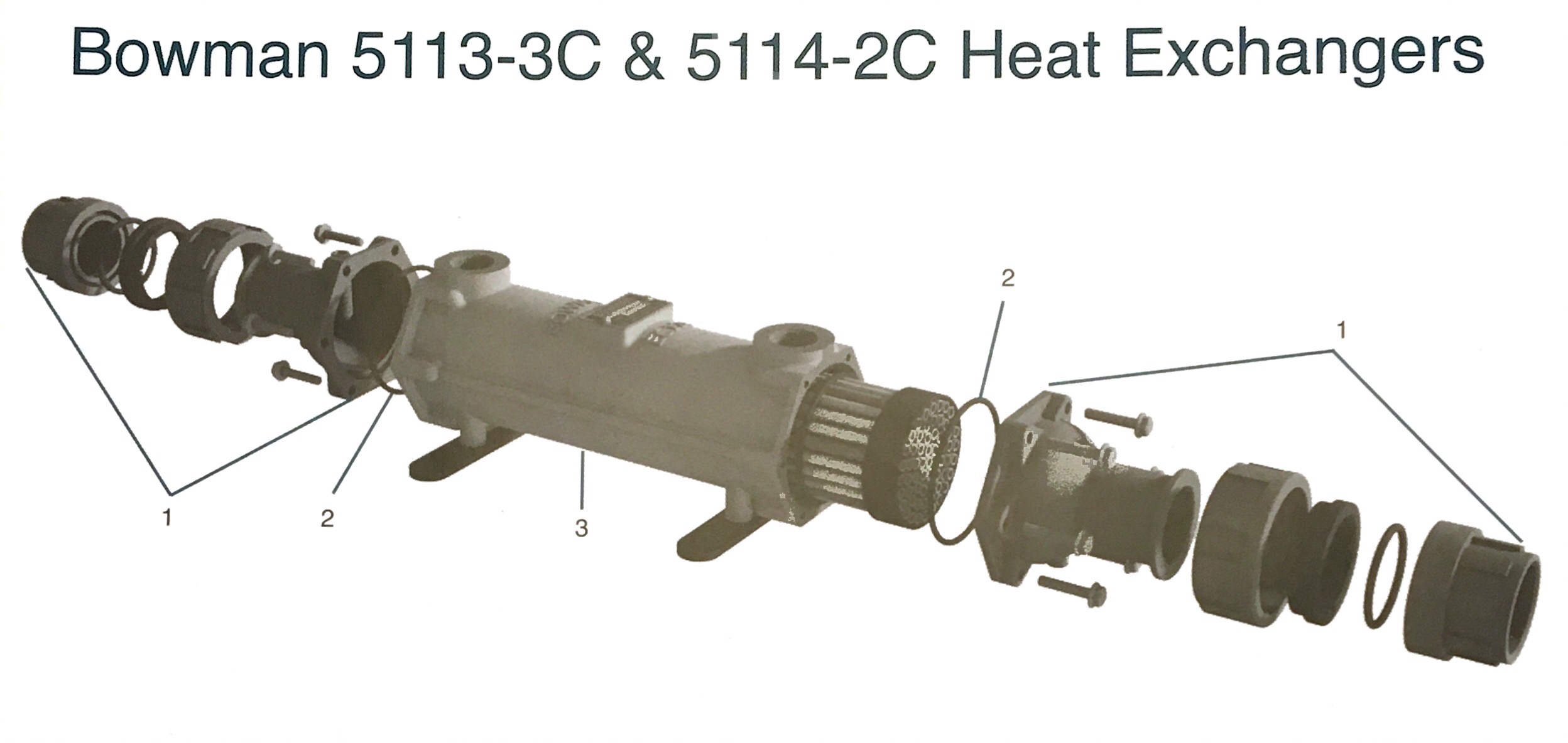 Bowman 5113   5114 Heat Exchanger Parts