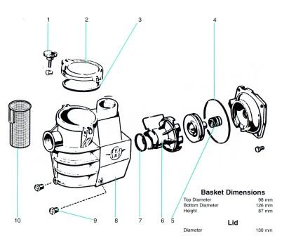 Hayward max flow spares