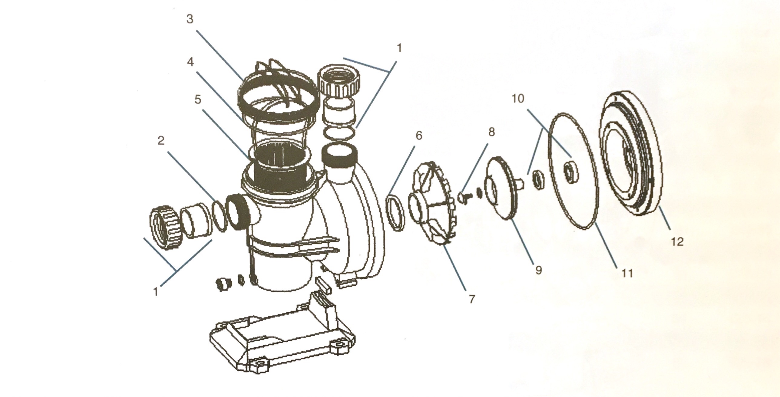 Espa Silen Pump Parts Diagram