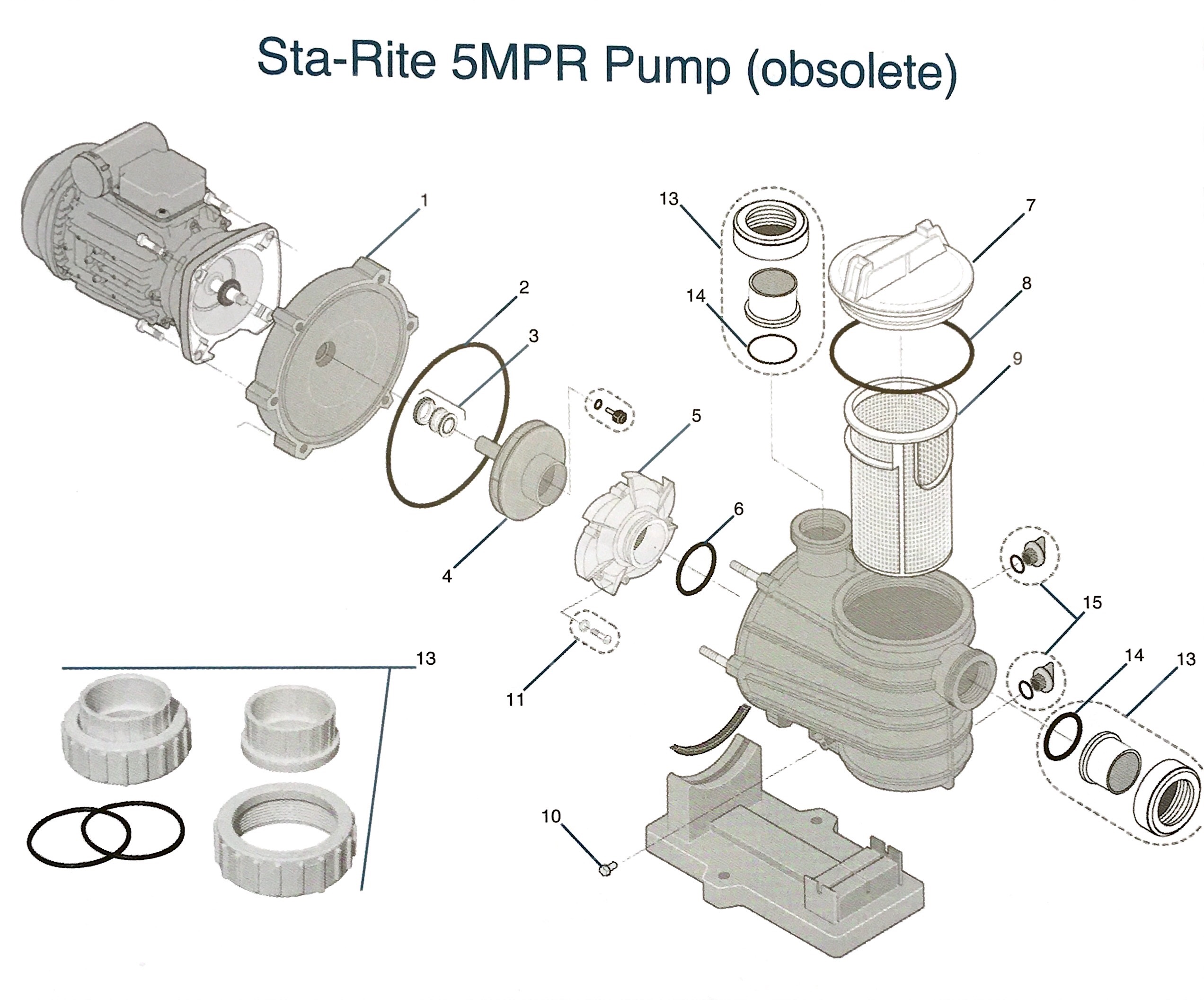 Sta Rite 5MPR Pump Diagram