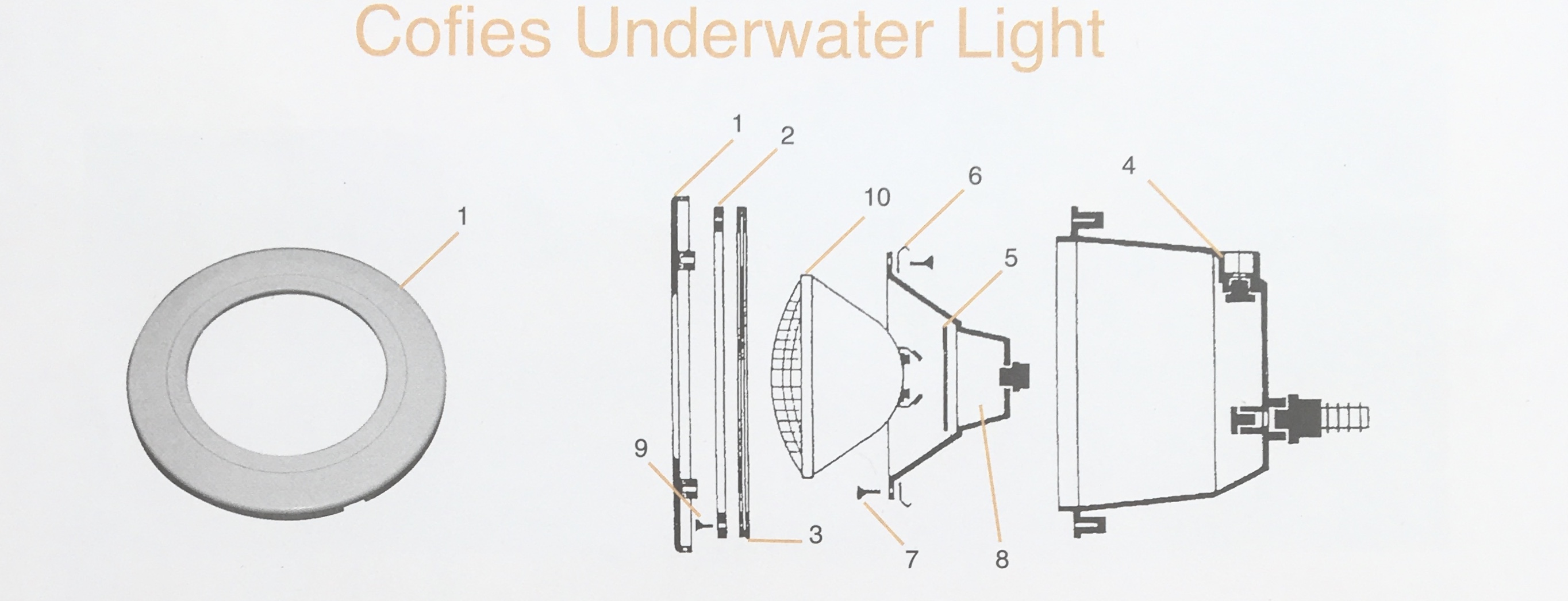 Cofies Underwater LightParts
