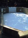 8. Lay 'Jablite' insulation onto Pool Base