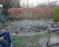 Ground work for 18ft round Esther Williams Aluminium Pool