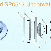 Hayward SP0512 Underwater Light Parts
