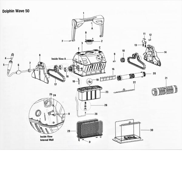 Dolphin Wave 50 parts diagram