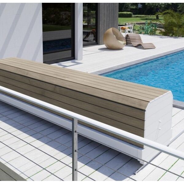 Volet de piscine hors sol banc surf system abriblue