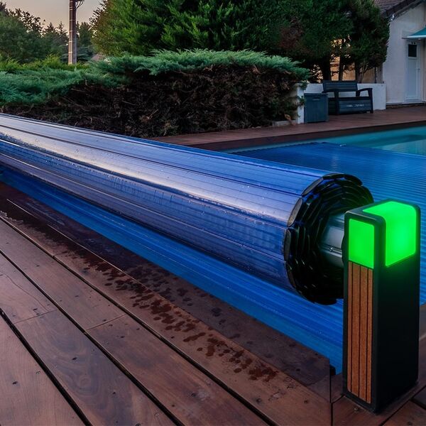 Volet de piscine hors sol open dsign abriblue