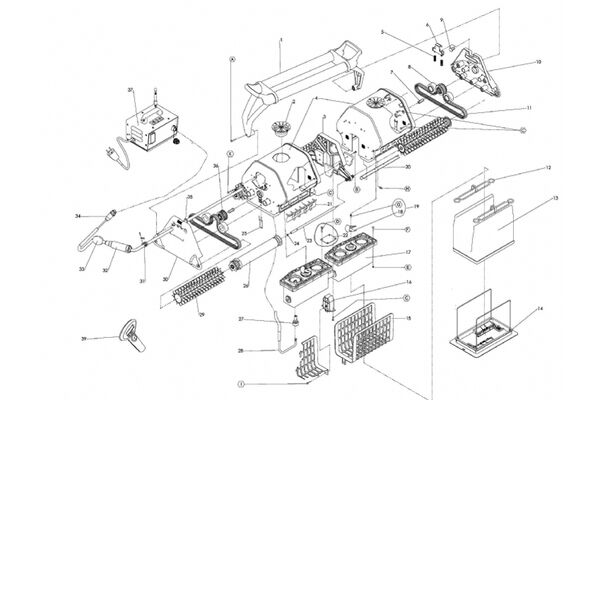 Dolphin 2 x 2 Pro Gyro Parts Diagram