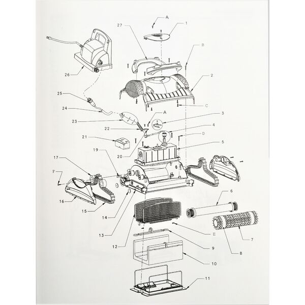 Dolphin Moby Parts diagram