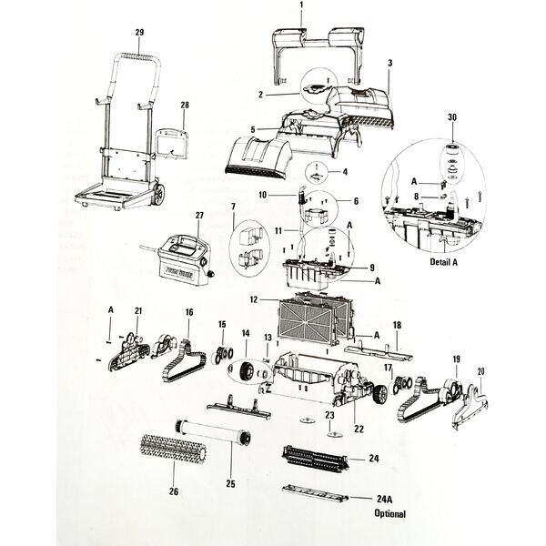 Dolphin Supreme 400   500 Parts Diagram