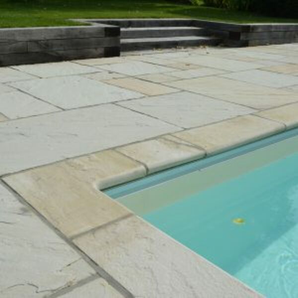 Cotswold mint riven sandstone