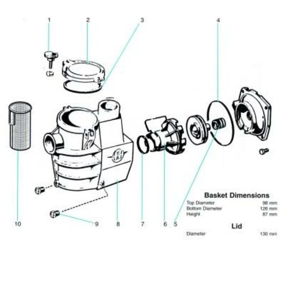 Hayward max flow spares