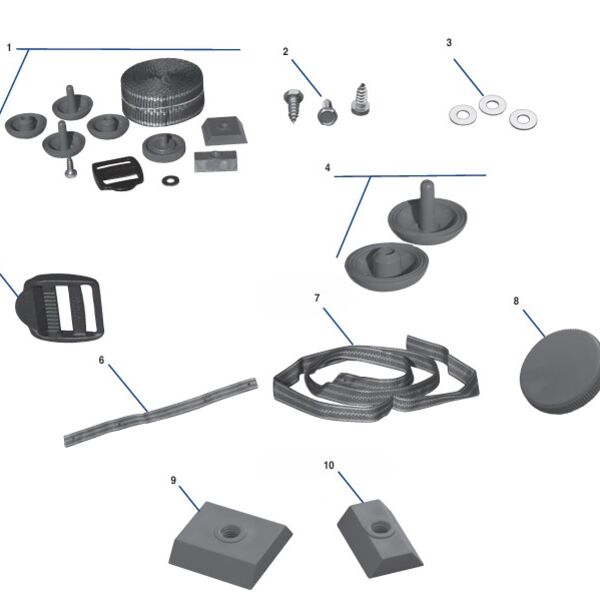 Universal Strap Assembly Parts