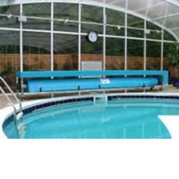 Commercial pool rollers and cover systems