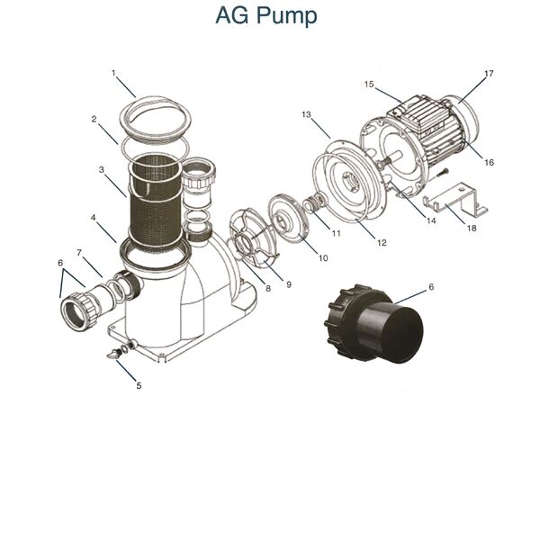 AG Pump Spares Diagram