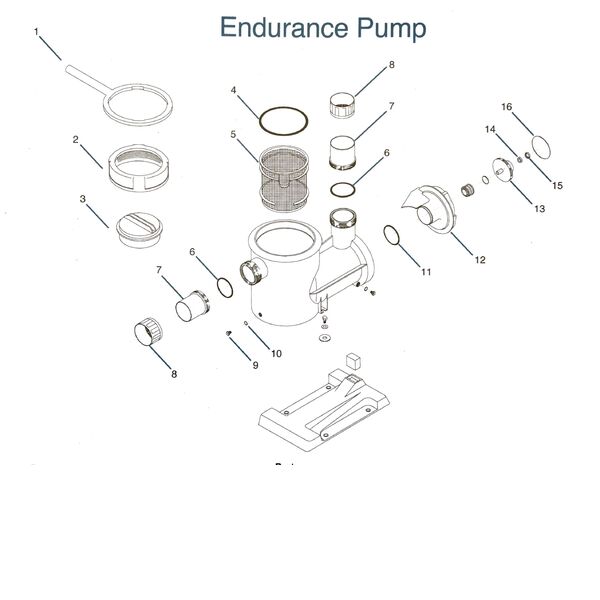 Endurance Pump Parts Diagram