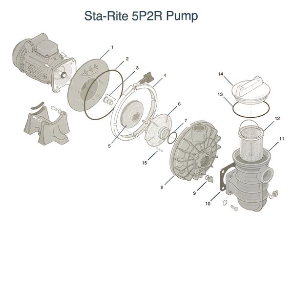 Sta Rite 5P2R spares diagram