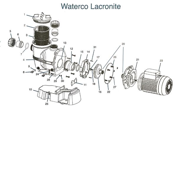 Swimming pool pump parts and spares
