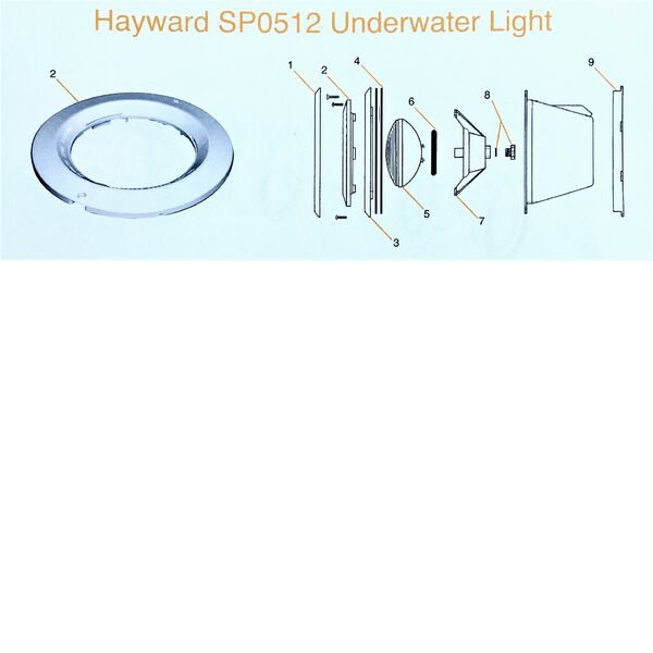 Hayward SP0512 Underwater Light Parts